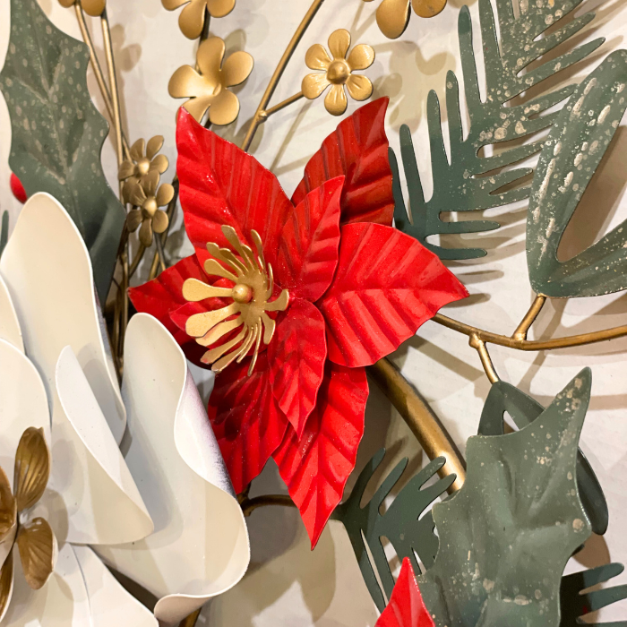 s262 red & white flower