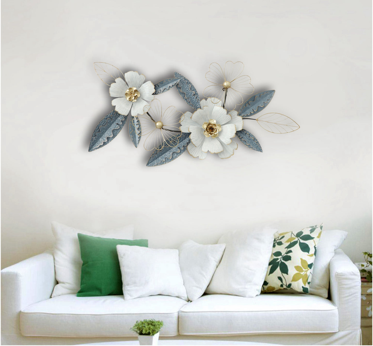 S209 pure white flower