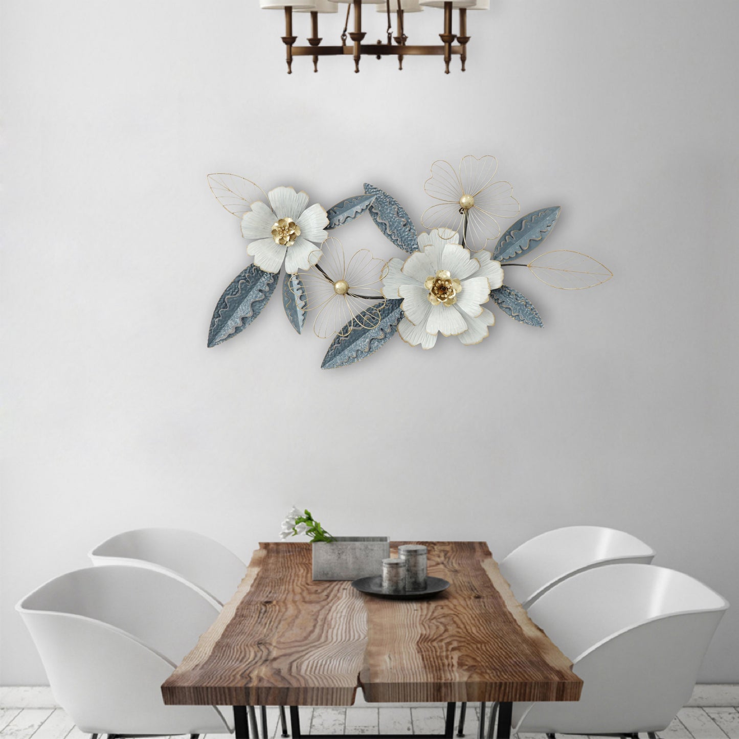 S209 pure white flower
