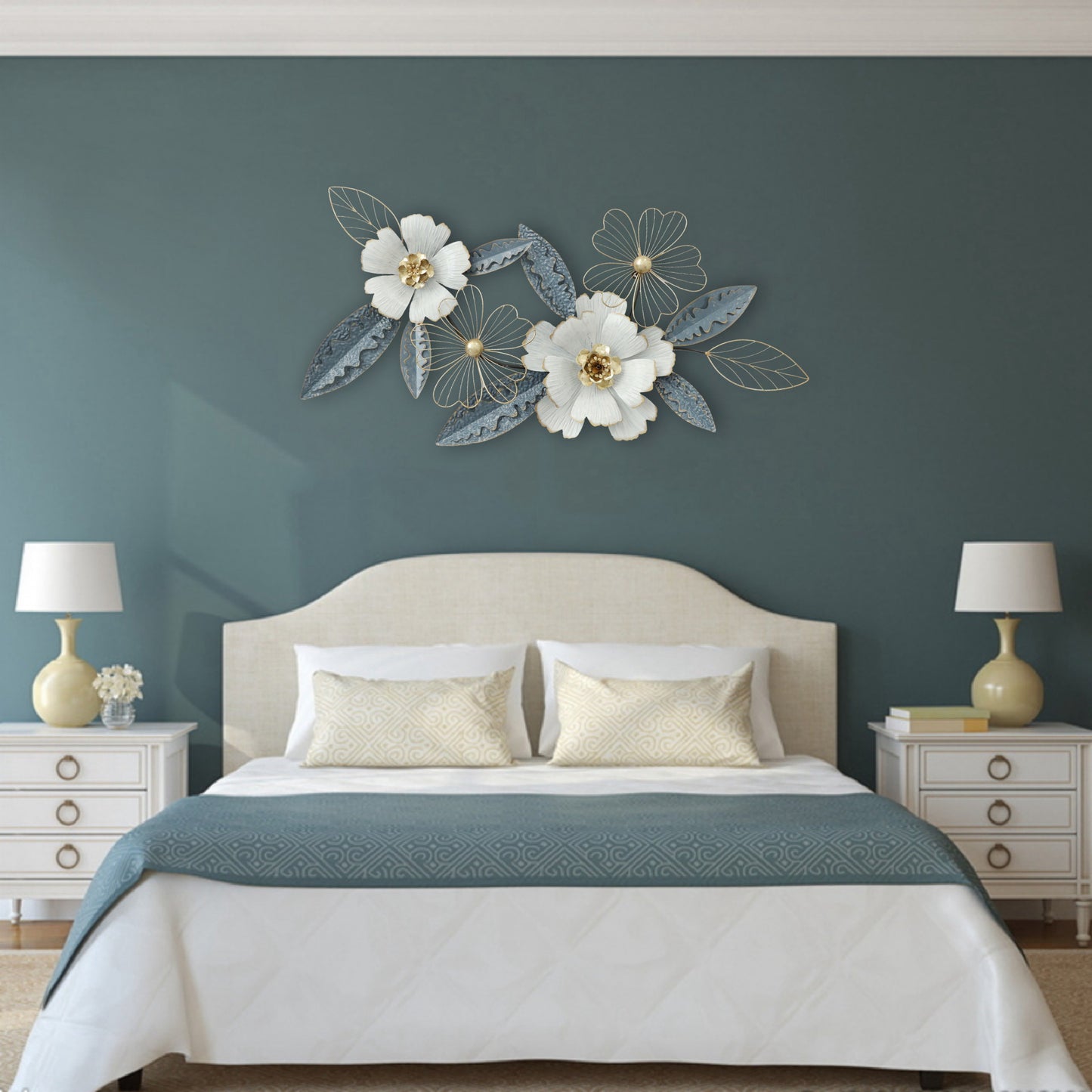 S209 pure white flower