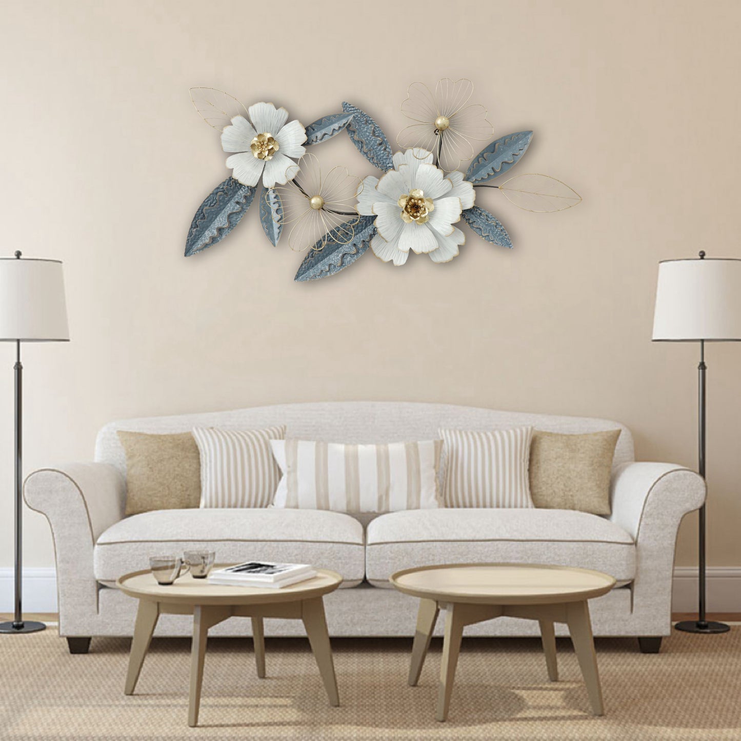 S209 pure white flower
