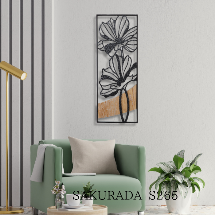 s265 black flower x wood