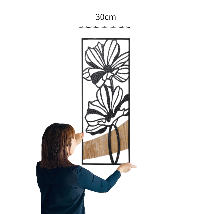 s265 black flower x wood