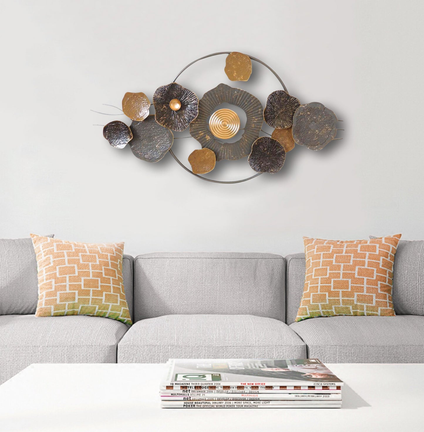 s183 floral brown