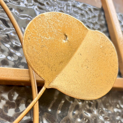 S155｜アイアン壁飾り ゴールド×ブラック×ホワイト｜咲羅多の代表作・最も選ばれている一枚