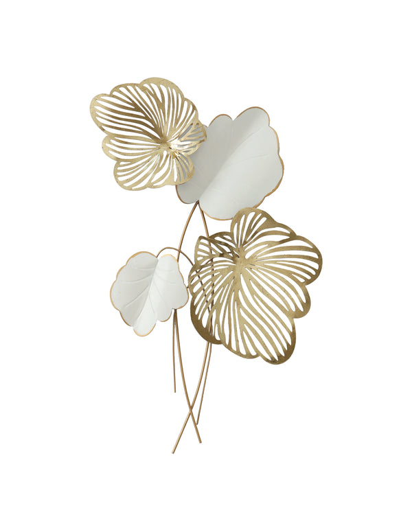 s157 New gold&white leaf