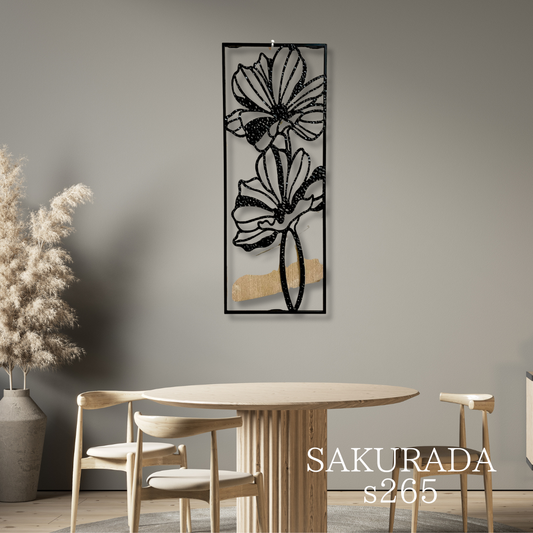 SAKURADA（咲羅多）｜上質なアイアン壁飾り・軽量ウォールアート