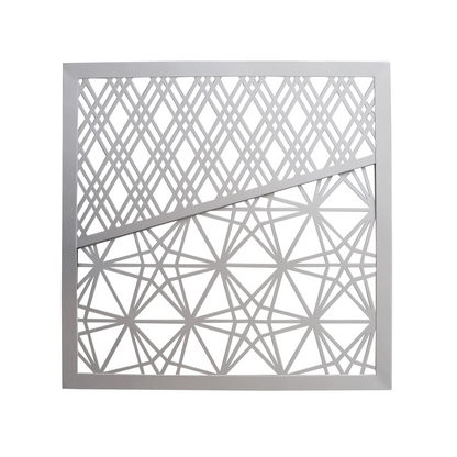 K002 アイアン製組子デザインの壁飾り。立体感のある高級仕上げが和空間を格上げするアイアンアート【SAKURADA】