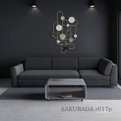 S017P｜プレミアムシリーズ｜空間に個性と高級感を与えるウォールアート〖SAKURADA〗