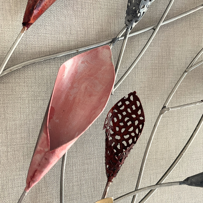 S135｜アイアン壁飾り 女性に人気の小型アイテム【SAKURADA】