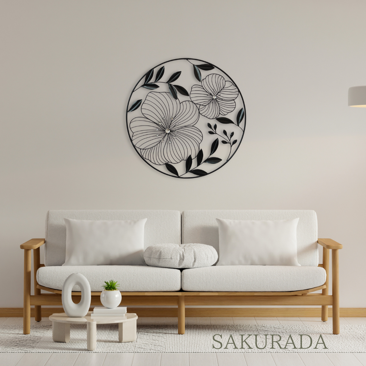 S138｜再販開始｜和花の壁飾り〖SAKURADA〗
