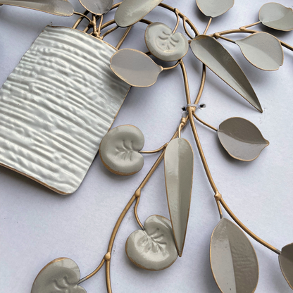 S171｜アイアン壁飾り・洗練グレーのモダンアイテム【SAKURADA】