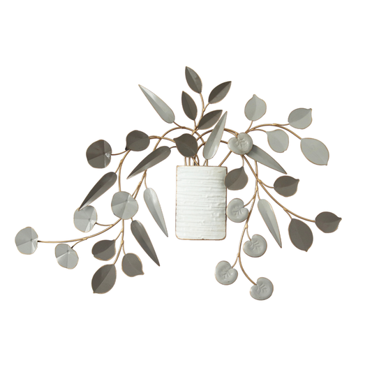 S171｜アイアン壁飾り・洗練グレーのモダンアイテム【SAKURADA】