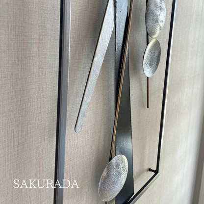 S275｜まもなく販売開始｜メタリックモダンな壁飾り｜〖SAKURADA〗