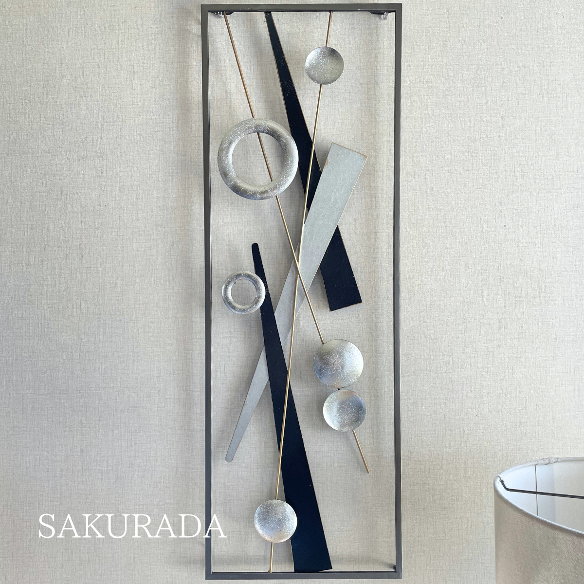 S275｜まもなく販売開始｜メタリックモダンな壁飾り｜〖SAKURADA〗