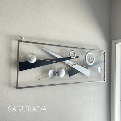 S275｜まもなく販売開始｜メタリックモダンな壁飾り｜〖SAKURADA〗