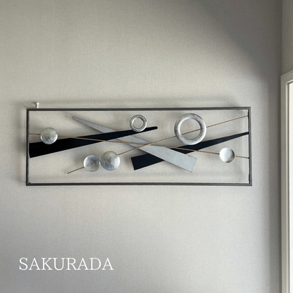 S275｜まもなく販売開始｜メタリックモダンな壁飾り｜〖SAKURADA〗