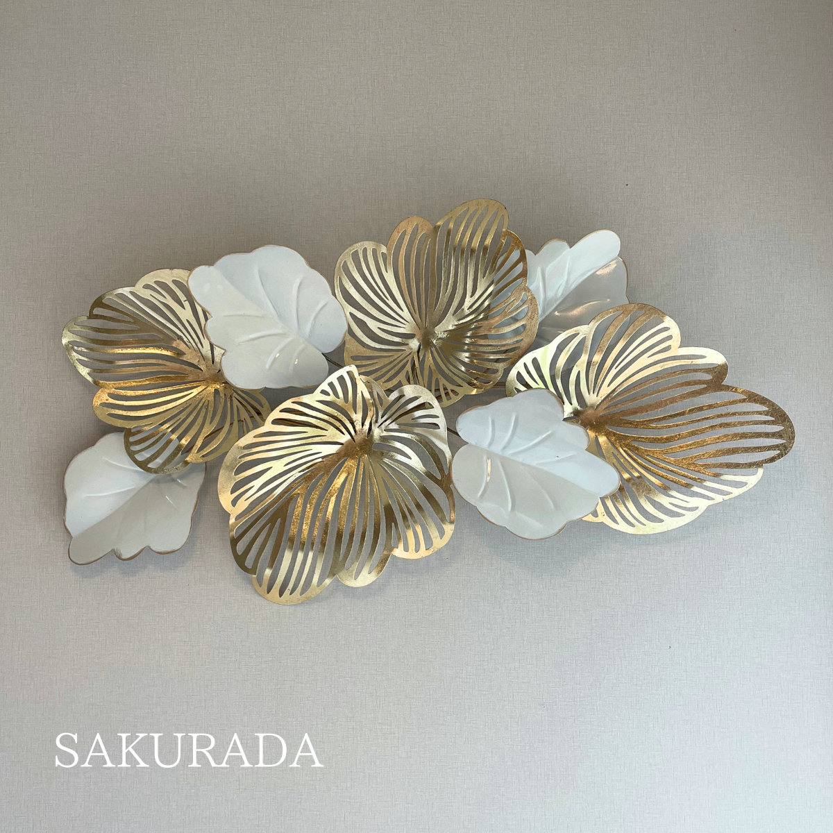 S278｜華やかなホワイトゴールドアイアン〖SAKURADA〗