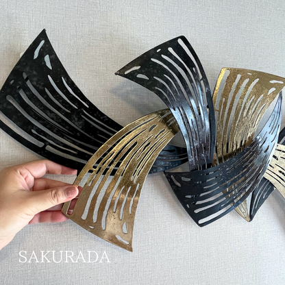 S280｜まもなく販売｜ブラック＆ゴールドのモダンアイアン｜〖SAKURADA〗