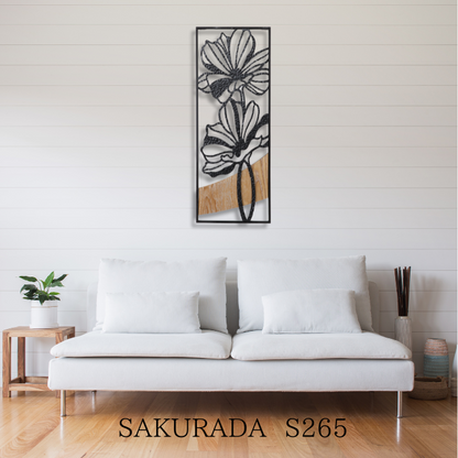 s265 black flower x wood