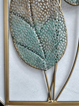 s110 blue & gold leaf